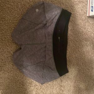 Grey lululemon speed up shorts